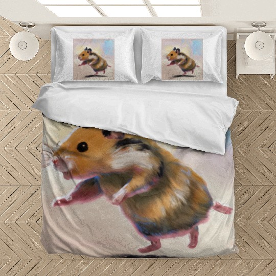 Running away hamster Bedding Sets