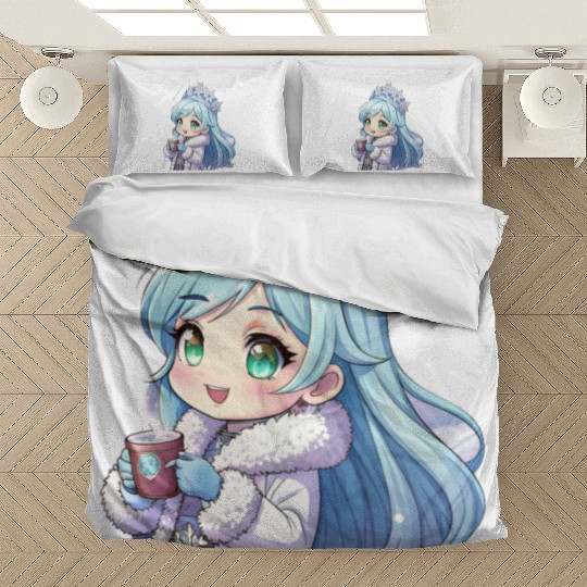 Snow Much Fun Winter Wonderland Girl Bedding Sets Gift