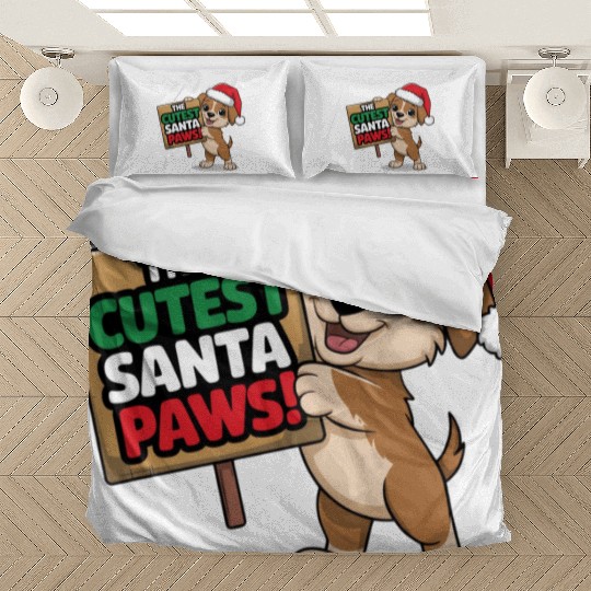 Cutest Santa Paws Bedding Sets