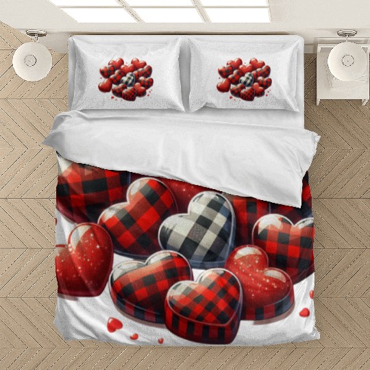 Valentines Day, Valentine Retro Bedding Sets