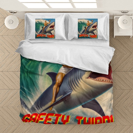 Retro Safety Third Shark Rodeo Bedding Sets