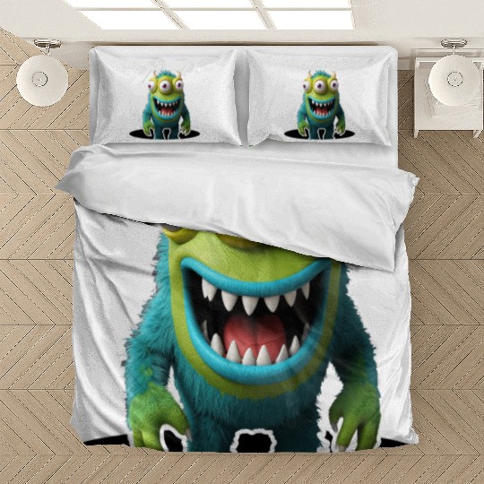 Colorful Monster Character Illustration Bedding Sets