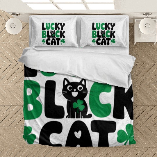 Black Cat Lover Designs Bedding Sets