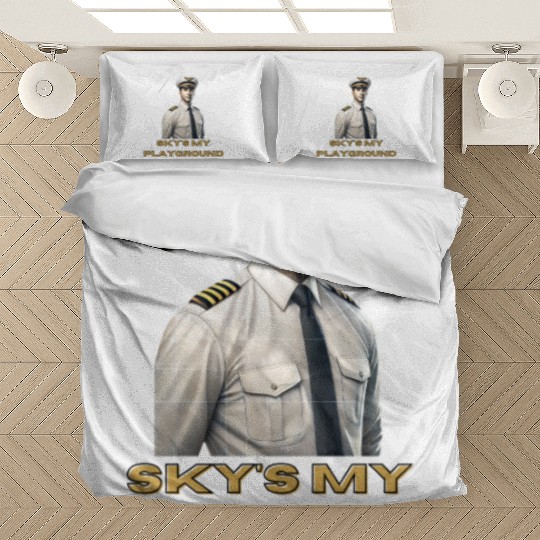 Sky's My Playground - Bedding Sets for Pilots