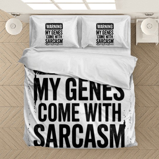 Sarcastic Genealogy DNA Test Genetics Biologist Bedding Sets