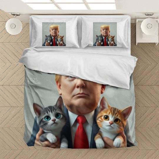 Trump Showing Kitty Love Bedding Sets