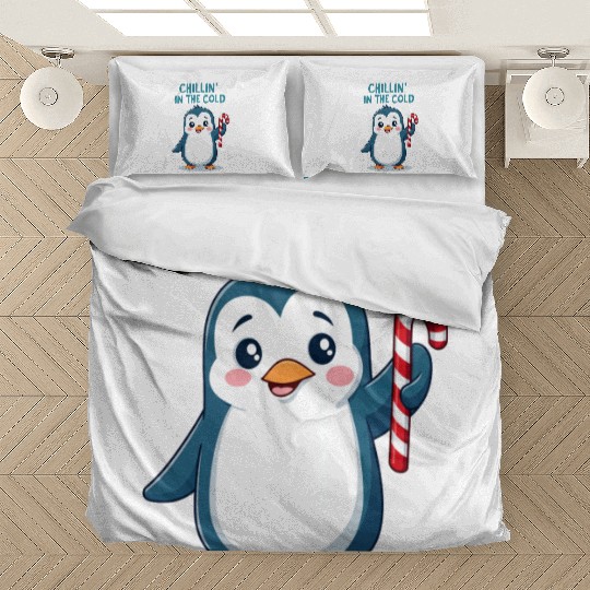 Chillin' Penguin Winter Fun Bedding Sets