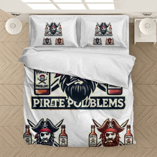 Pirate Problems Rum Solutions Bedding Sets