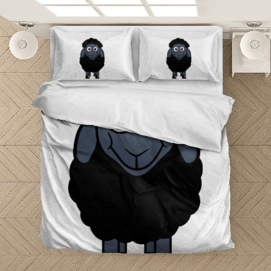 Black Sheep Small Cute Funny Lamb Cool Comic Sweet Bedding Sets