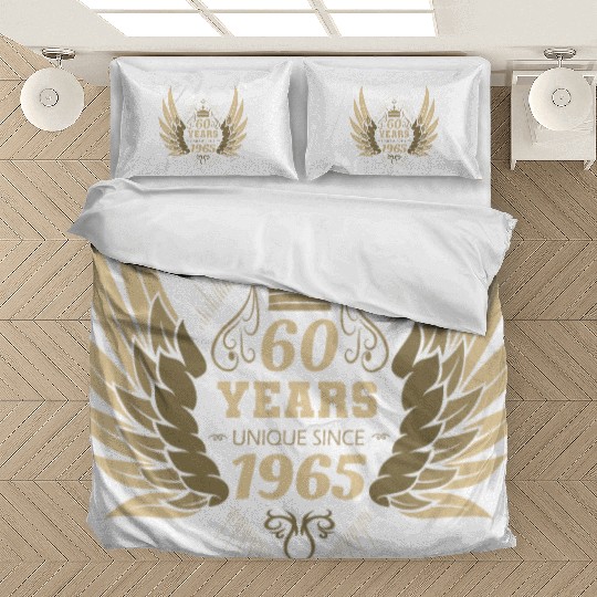 60 Years Unique Angel Wings Crown Bedding Sets