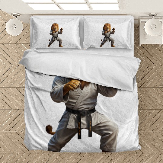 Karate King Lion - Strength and Skill Bedding Sets