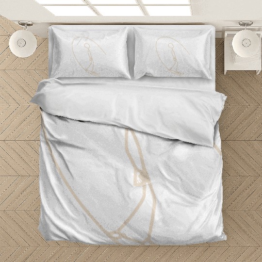 Surfer surfing the wave Bedding Sets