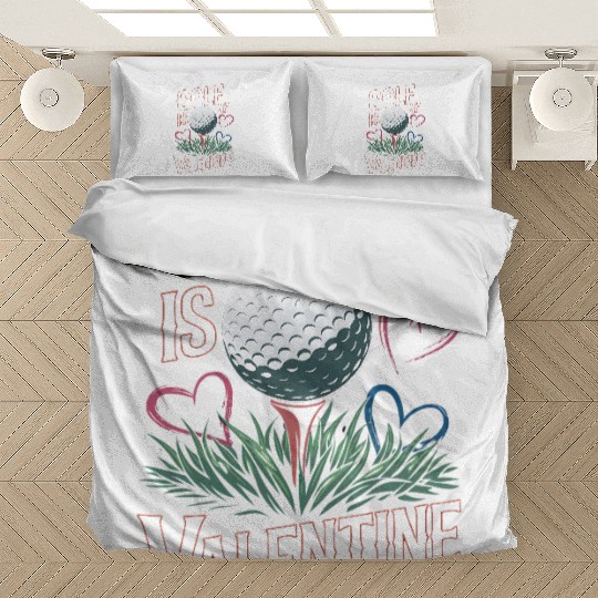 Golf is my Valentine Bedding Sets