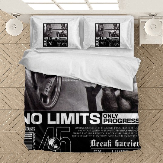 No Limits, Only Progress. Bedding Sets