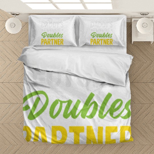 Daddy's Future Tennis Doubles Partner Bedding Sets