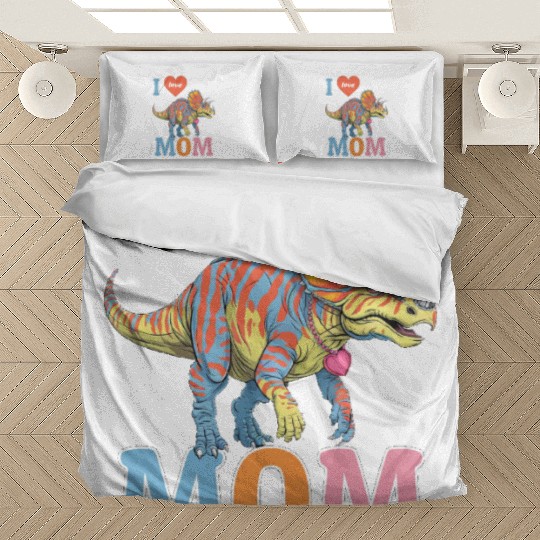 Ceratopsian Mom, gifts for mummy Bedding Sets