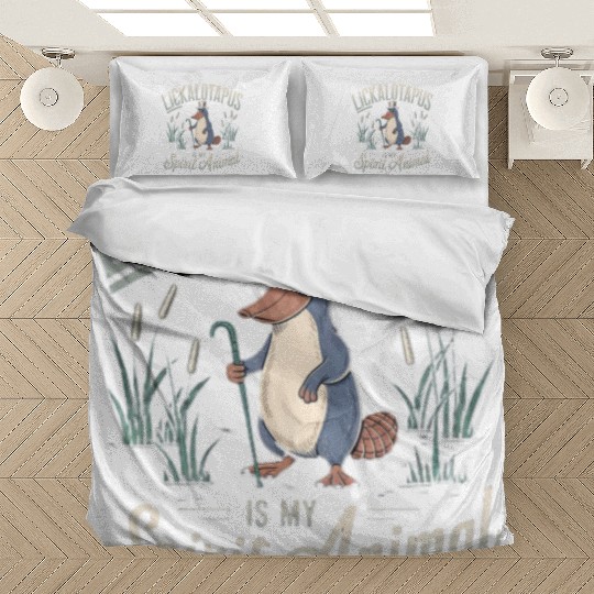 Lickalotopus: The Platypus Spirit Bedding Sets