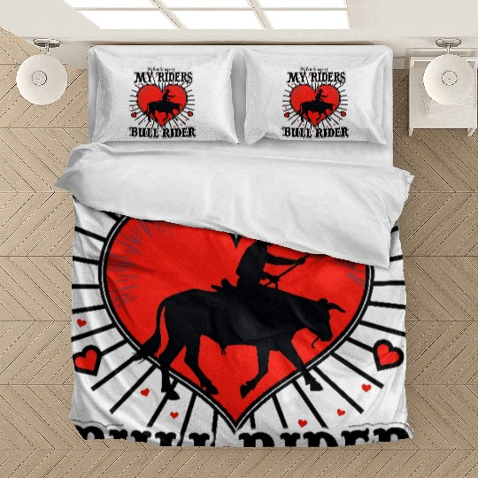 My Heart Belongs To A Bull Rider Romantic Bedding Sets