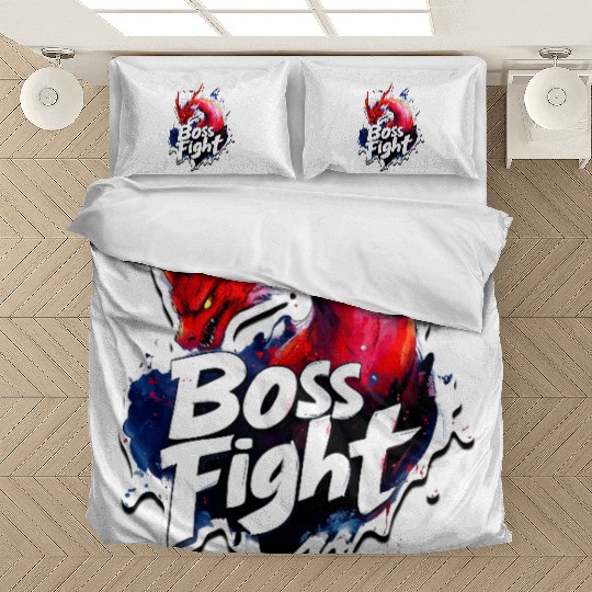 Boss Fight - Dragon Inspired Art - Gamer Bedding Sets