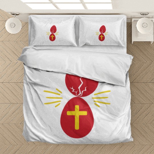 Christos Anesti Paschal Greece Flag Passover Bedding Sets