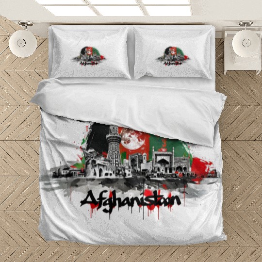 Kabul Store Afghanistan Urban Famous Buildings Bedding Sets