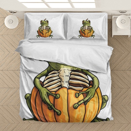 Pumpkin Frog Frog Pumpkin Bedding Sets