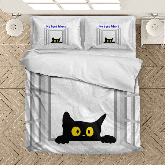My Best Friend Cat Bedding Sets