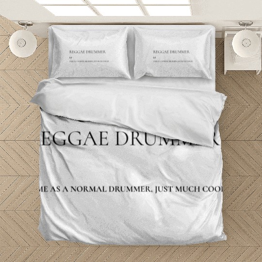 Reggae Drummer Definition Bedding Sets