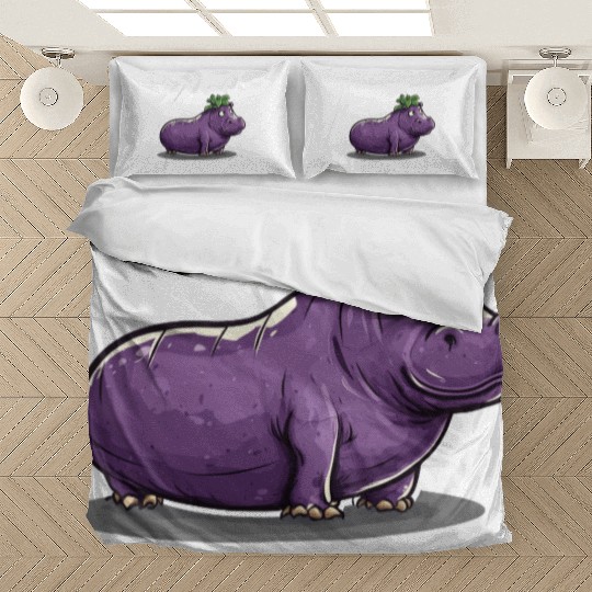 Hip Eggplant Bedding Sets