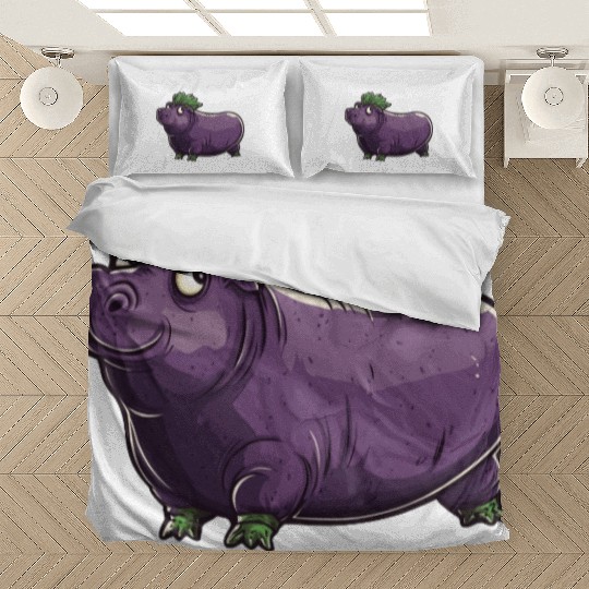 Hip Eggplant Bedding Sets