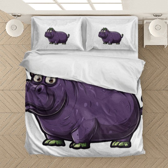 Hip Eggplant Bedding Sets