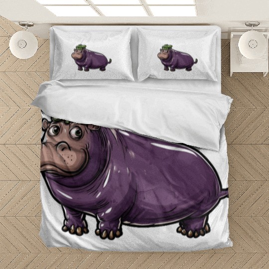 Hip Eggplant Bedding Sets