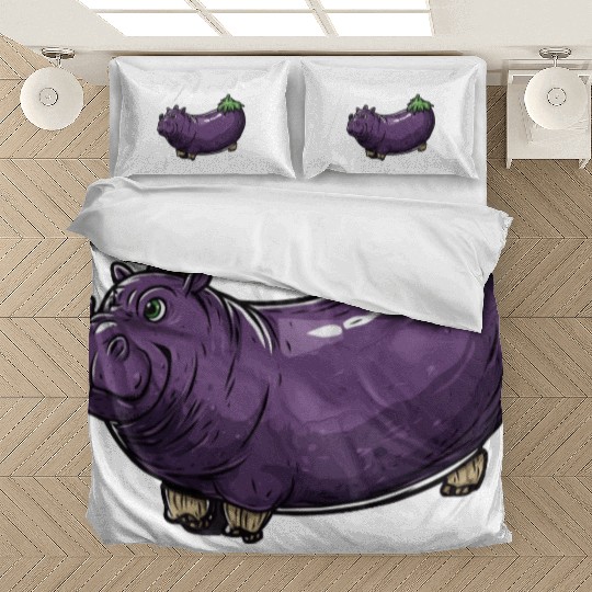 Hip Eggplant Bedding Sets