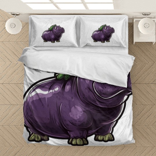 Hip Eggplant Bedding Sets