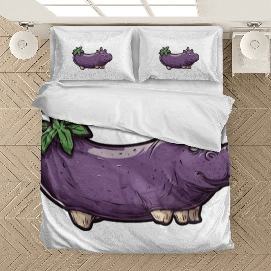 Hip Eggplant Bedding Sets