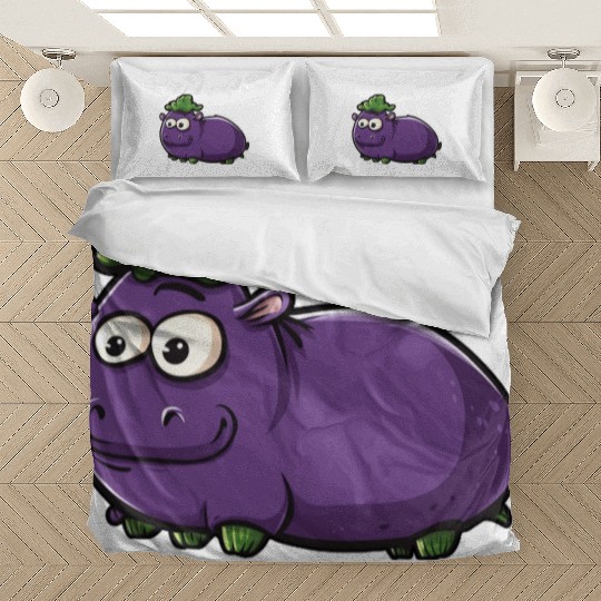 Hip Eggplant Bedding Sets