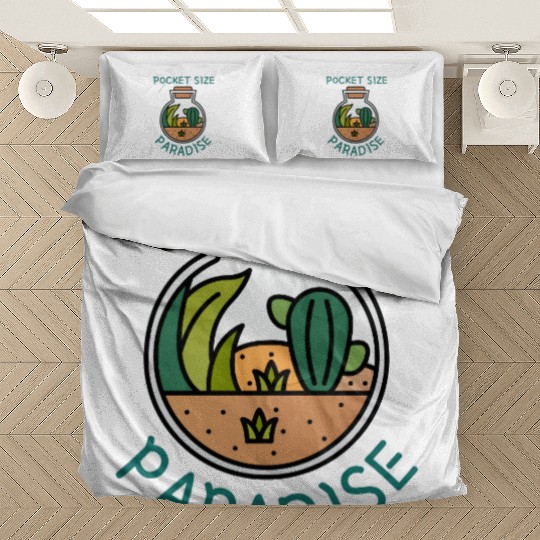 Pocket Size Paradise Home Mini Plant Terrarium Bedding Sets