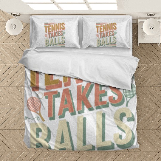 Tennis Takes Balls 4 Bedding Sets