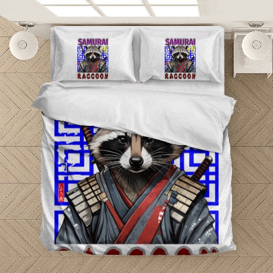 Samurai Raccoon Bedding Sets