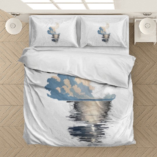 Full Moon Over sea Bedding Sets