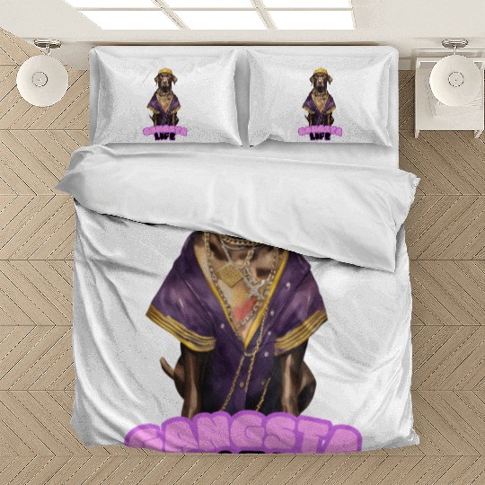 Gangsta Life Chocolate Labrador Bedding Sets