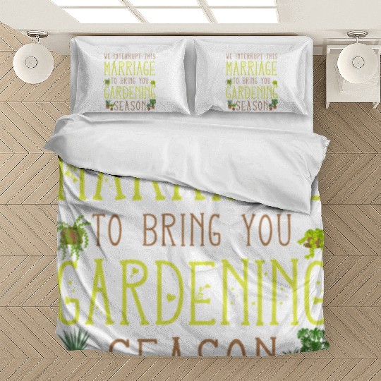 Plant Lover Gardening Husband Wife Bedding Sets