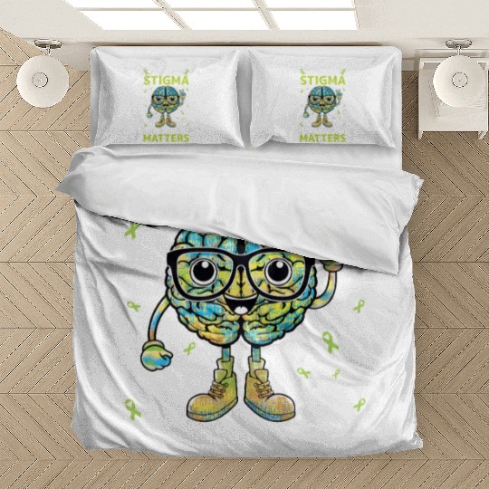 End The Stigma Mental Health Awareness Bedding Sets