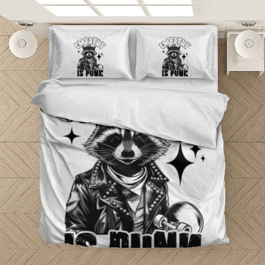 Empathy is PUNK Raccoon Bedding Sets