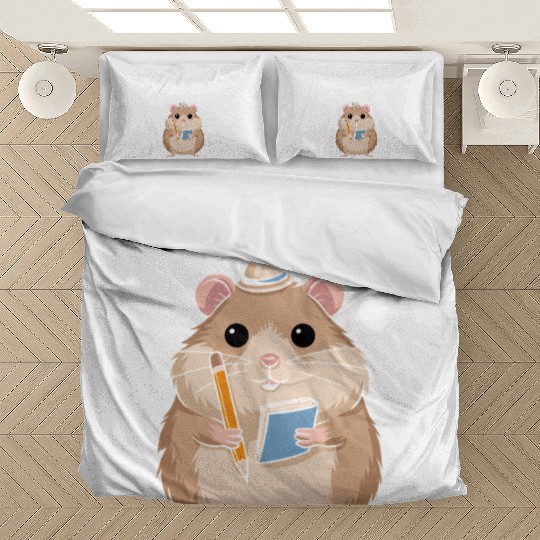 Hamster Writer Author Plot Twist I'm Awesome Bedding Sets