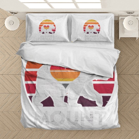Vintage Bear Mount Denali Sunset Wilderness Bedding Sets