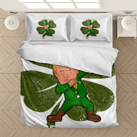 Make St. Patrick's Day Great Again: Trump-Inspired Bedding Sets