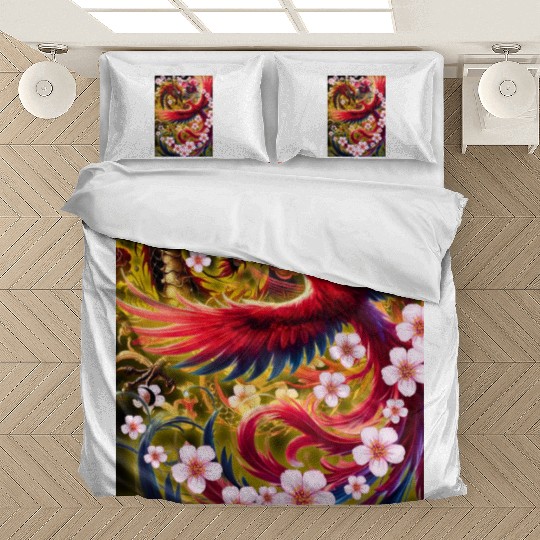 Chinese Dragon and Phoenix Bedding Sets