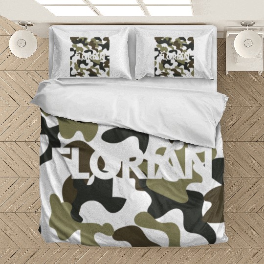 Florian Name Bedding Sets Men Good Quality Camouflage