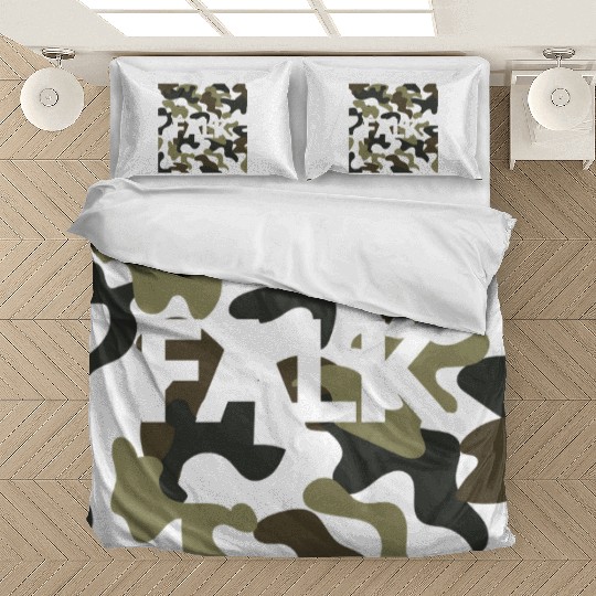 Falk Name Bedding Sets Men Good Quality Camouflage